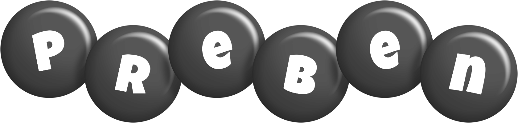 Preben candy-black logo
