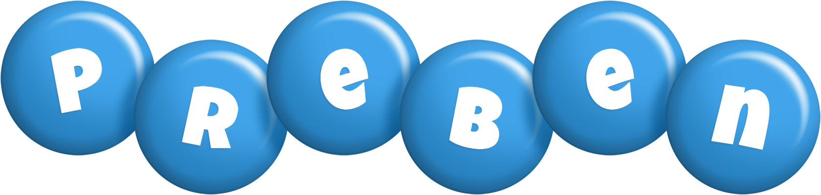 Preben candy-blue logo