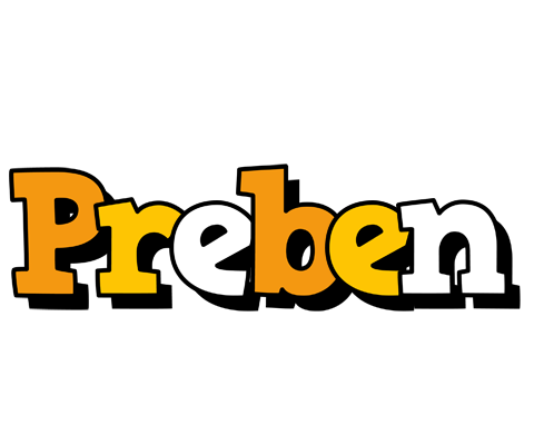 Preben cartoon logo