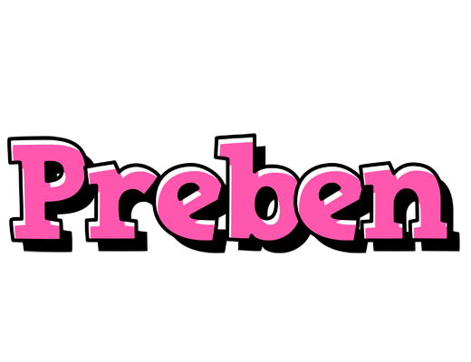 Preben girlish logo