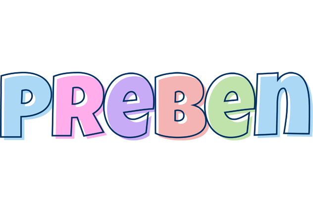 Preben pastel logo