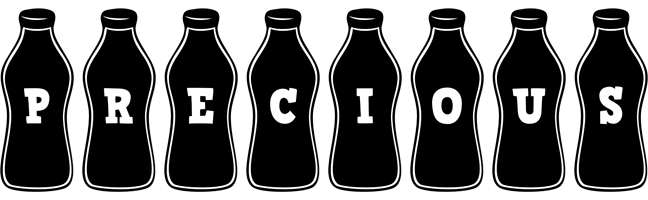 Precious bottle logo