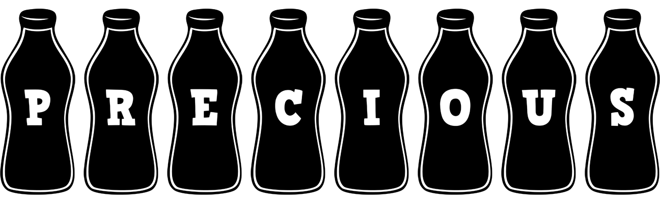 Precious bottle logo