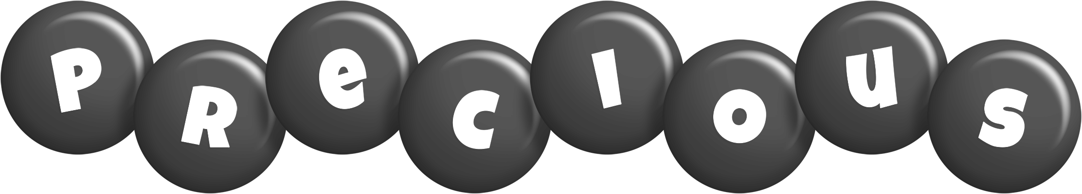 Precious candy-black logo