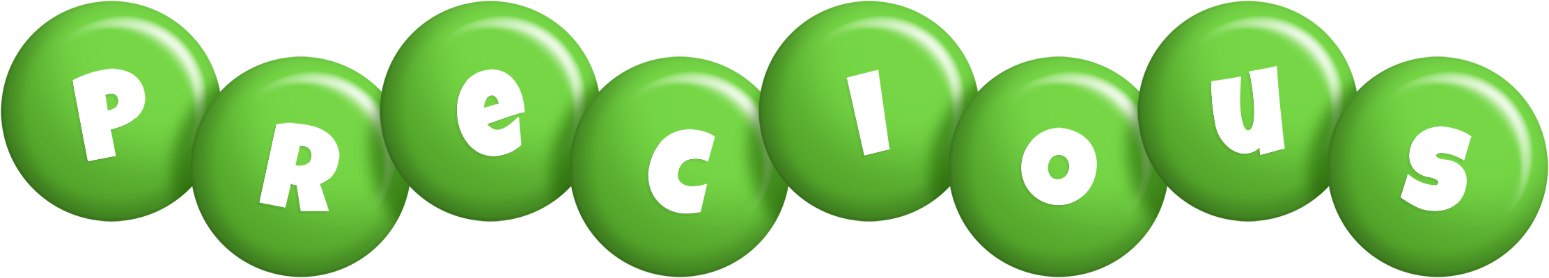Precious candy-green logo