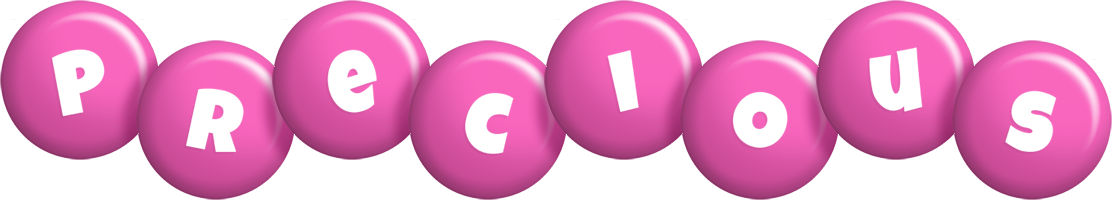 Precious candy-pink logo