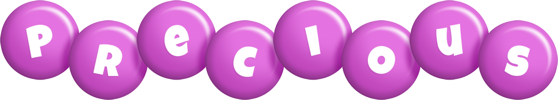 Precious candy-purple logo