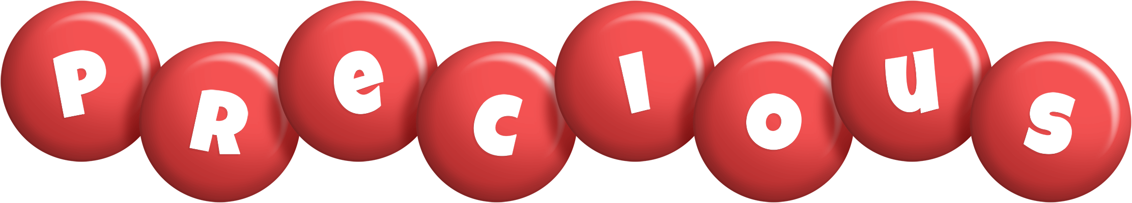 Precious candy-red logo