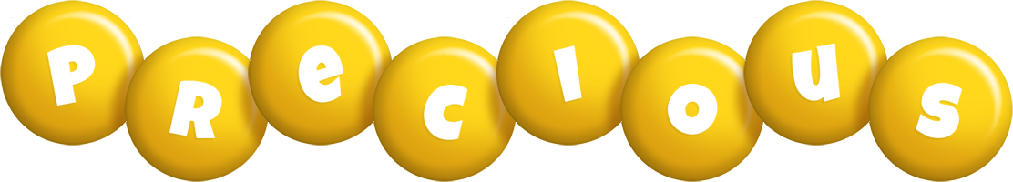 Precious candy-yellow logo