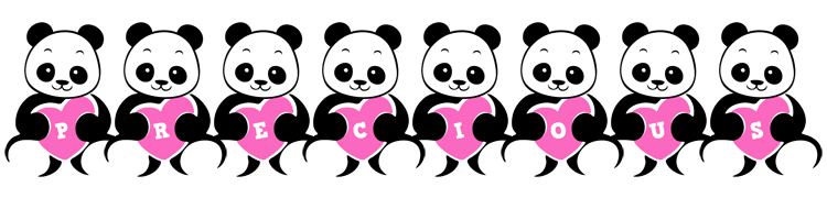 Precious love-panda logo