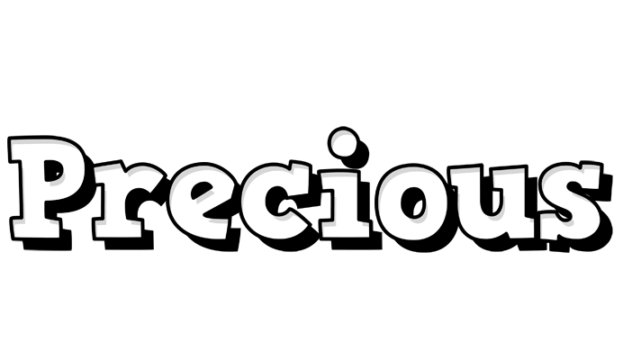 Precious snowing logo
