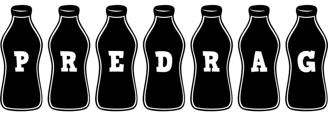 Predrag bottle logo