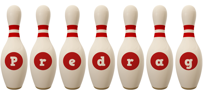 Predrag bowling-pin logo