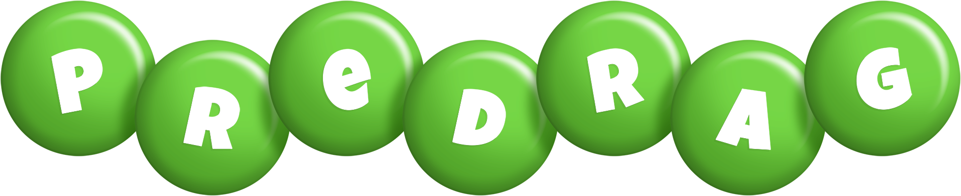 Predrag candy-green logo