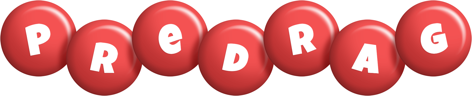 Predrag candy-red logo