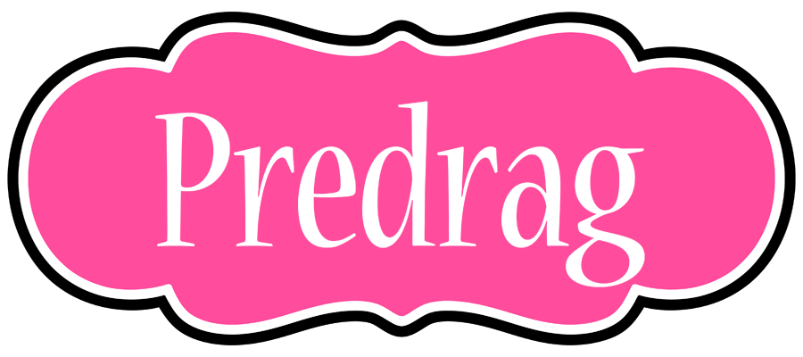 Predrag invitation logo