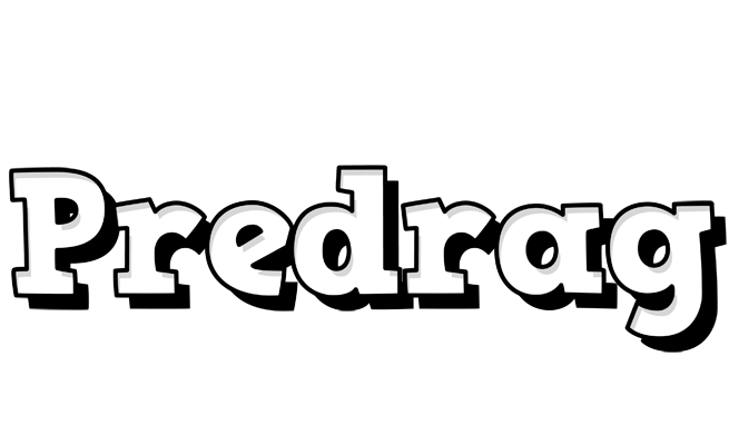 Predrag snowing logo