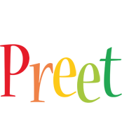 Preet birthday logo