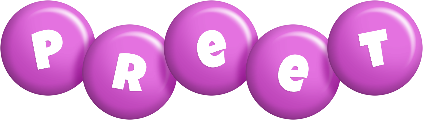 Preet candy-purple logo