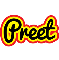 Preet flaming logo