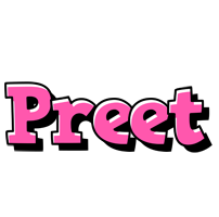 Preet girlish logo