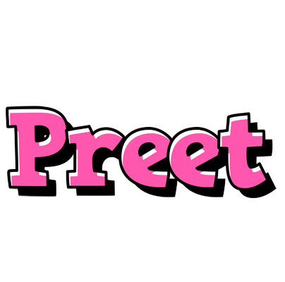 Preet girlish logo