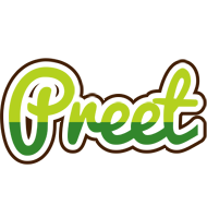 Preet golfing logo