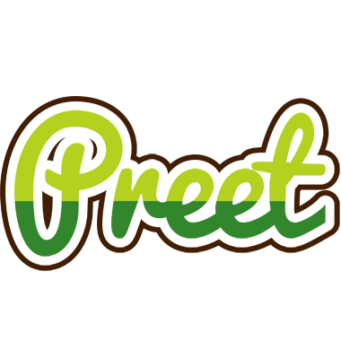 Preet golfing logo