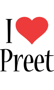 Preet i-love logo