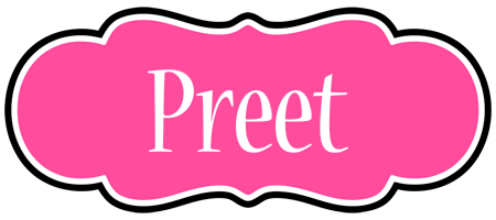 Preet invitation logo