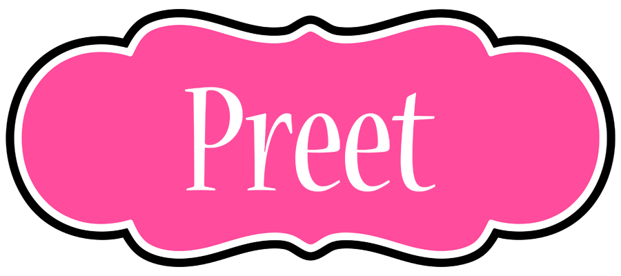 Preet invitation logo
