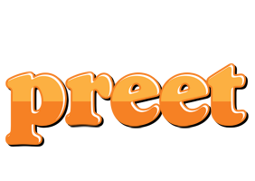 Preet orange logo