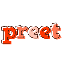 Preet paint logo