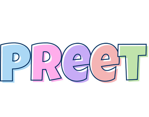 Preet pastel logo