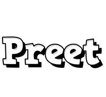 Preet snowing logo