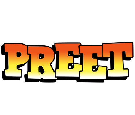 Preet sunset logo