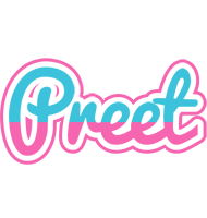 Preet woman logo