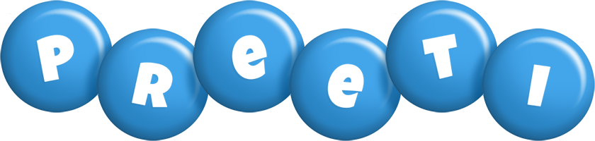 Preeti candy-blue logo