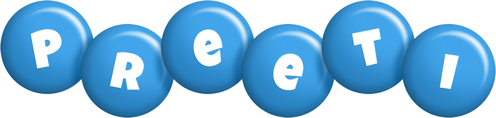 Preeti candy-blue logo