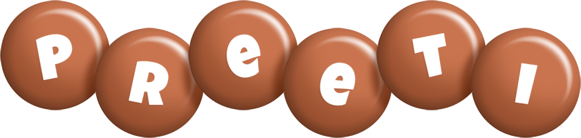 Preeti candy-brown logo