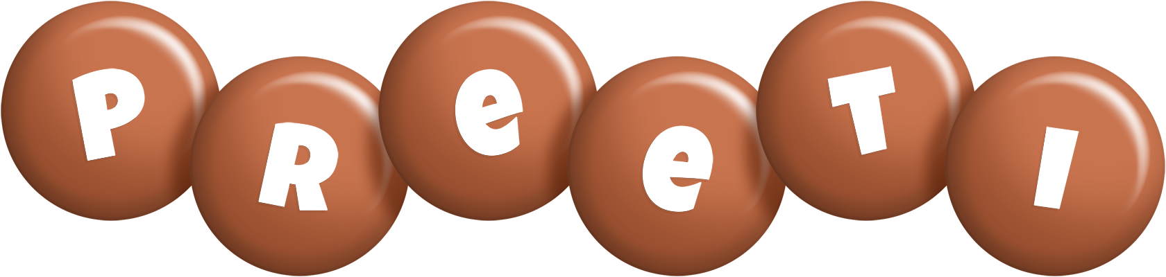 Preeti candy-brown logo