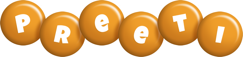 Preeti candy-orange logo