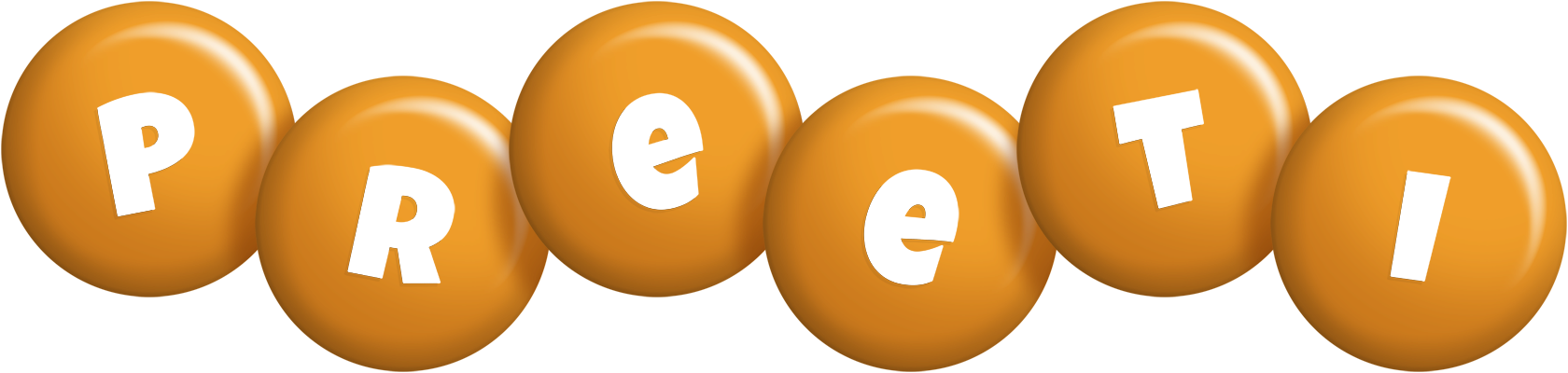 Preeti candy-orange logo