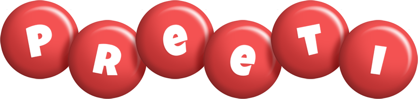 Preeti candy-red logo