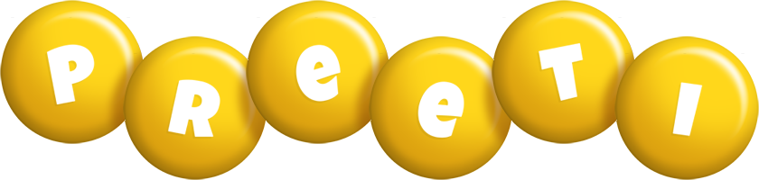 Preeti candy-yellow logo