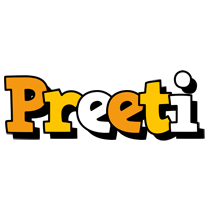 Preeti cartoon logo