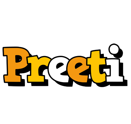 Preeti cartoon logo