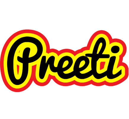 Preeti flaming logo