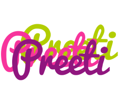 Preeti flowers logo