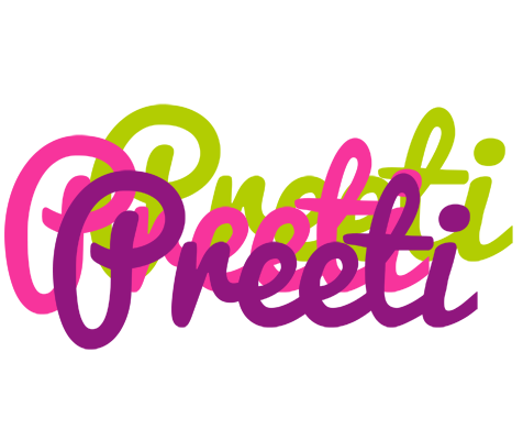 Preeti flowers logo